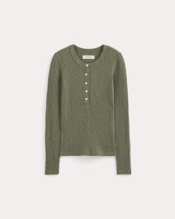 Alternative view of The Cozy Rib Henley | Kalamata