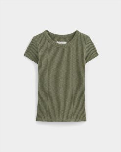 Alternative view of The Cozy Rib Tee | Kalamata