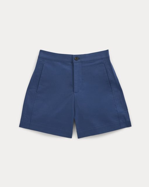 Alternative view of Side-Panel Tailored Short | Estate Blue