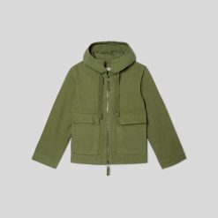 Alternative view of The Canvas Organic Cotton Anorak | Forest Green