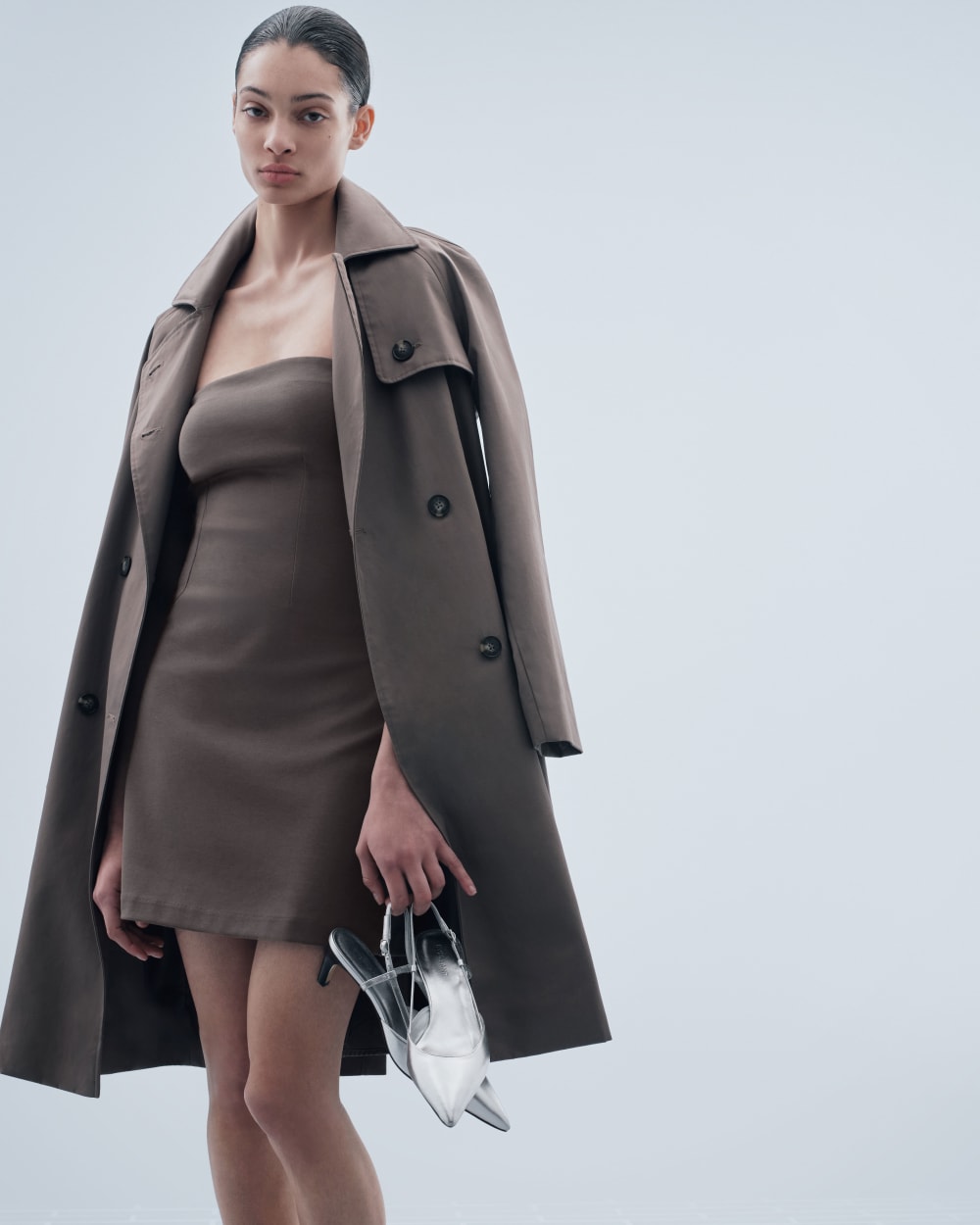 The Modern Trench Coat | Deep Taupe - Image 6