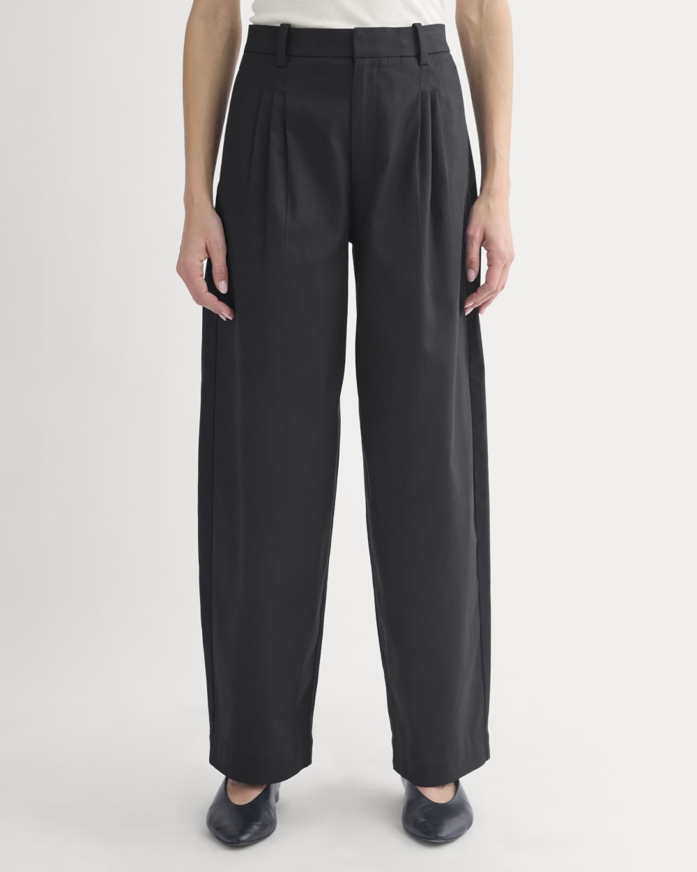 Tailored Drape Balloon Pant | Black - Image 3