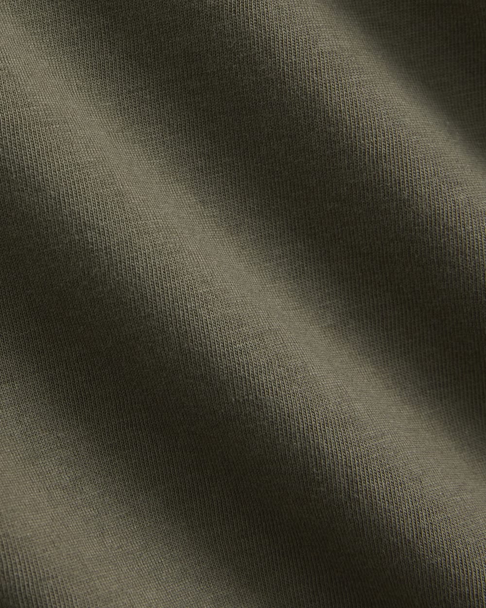 The Slim V-Neck Tee in Essential Cotton | Olive Night - Image 5