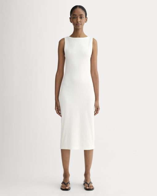 The Selfie Tank Dress | White