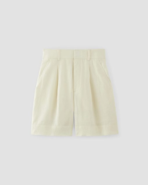 Alternative view of The Linen Way-High® Drape Short | Bone