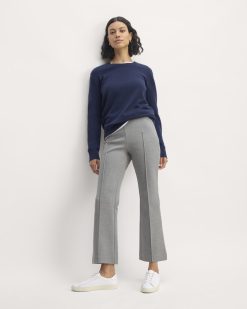 The Dream Kick Flare Pant | Mid Heather Grey