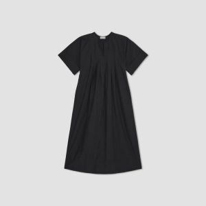 Alternative view of The Poplin Caftan Dress | Black