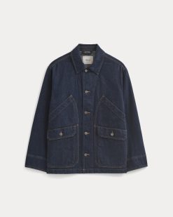 Alternative view of Relaxed Denim Barn Jacket | Dark Rinse