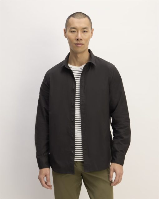 The Supima® Poplin Shirt | Black