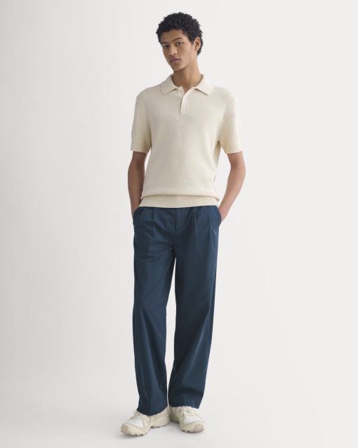 Pull-On Easy Trouser | Midnight Navy