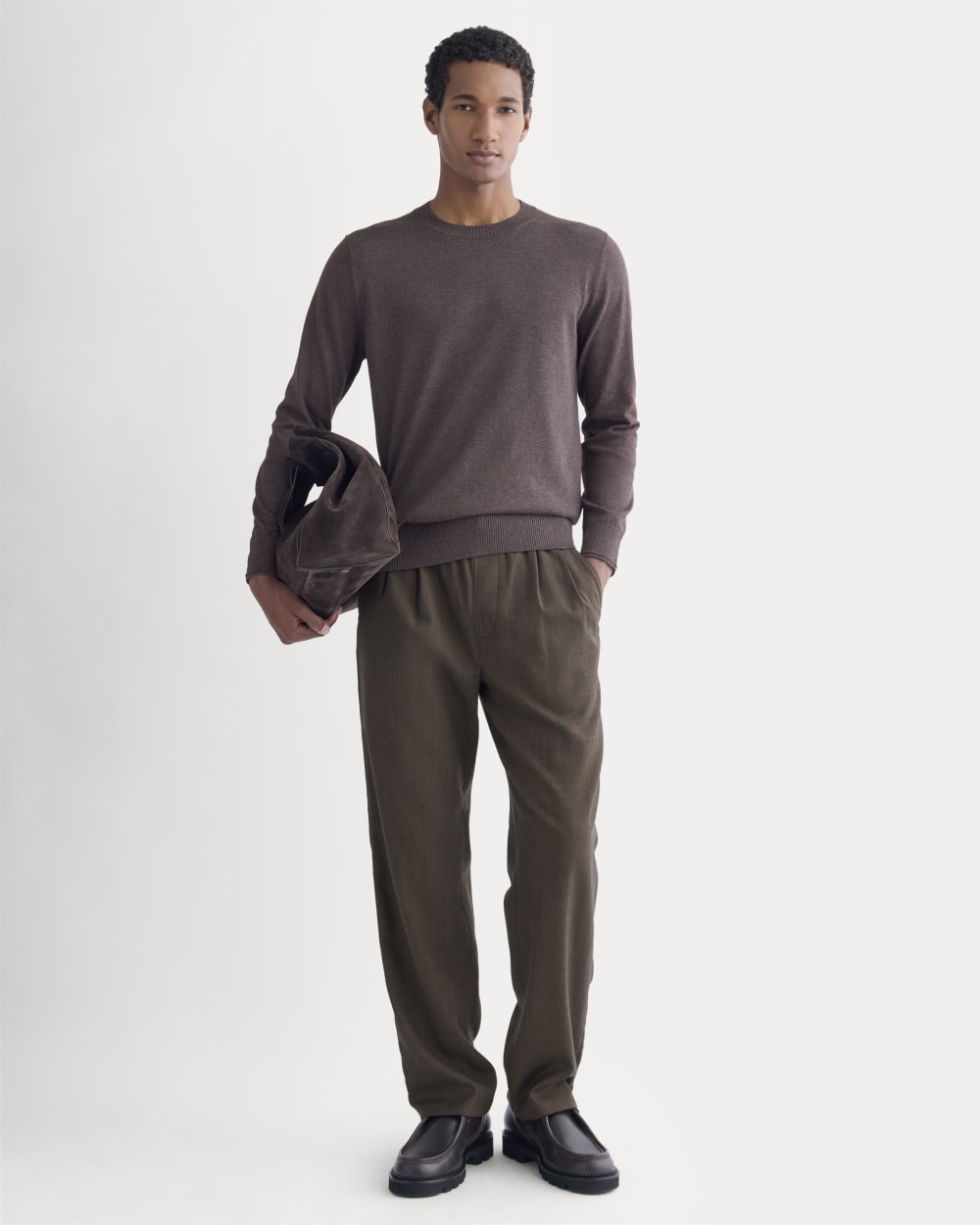 The No-Sweat Sweater | Uniform | Heathered Burgundy - Image 3