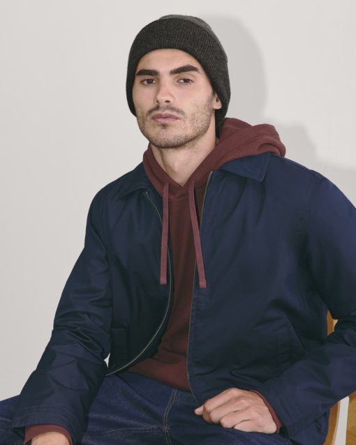 Alternative view of The Cabin Beanie | Heathered Soot
