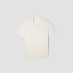 Alternative view of The Pique Short-Sleeve Shirt | Bone