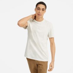 Alternative view of The Organic Cotton Crew | Heather Oatmeal