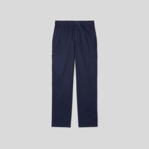 Alternative view of The Organic Cotton Herringbone Refined Cargo | Navy