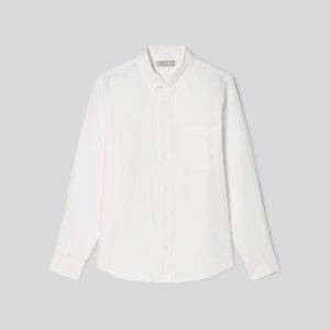Alternative view of The Classic Shirt in Linen | White