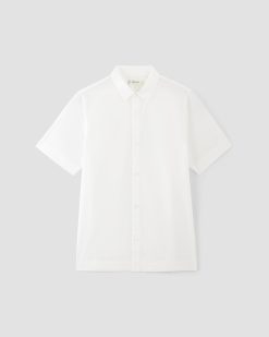 Alternative view of The Supima® Short-Sleeve Poplin Shirt | White
