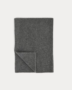Alternative view of Cashmere Snood | Heather Mid Grey