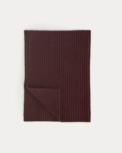Alternative view of Cashmere Snood | Burgundy