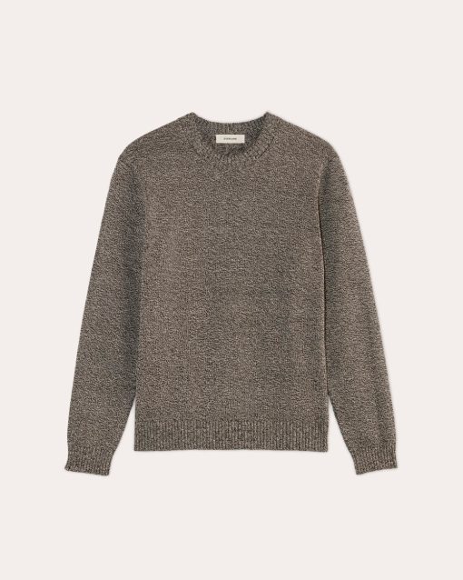 Alternative view of The Classic Sweater in Everyday Cotton | Canvas / Black Twist