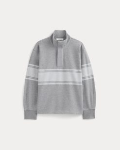 Alternative view of Off-Duty Terry Pullover | Vintage Heather Grey / Bone