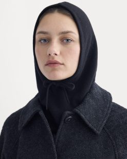 Alternative view of Cashmere Hood |  Black