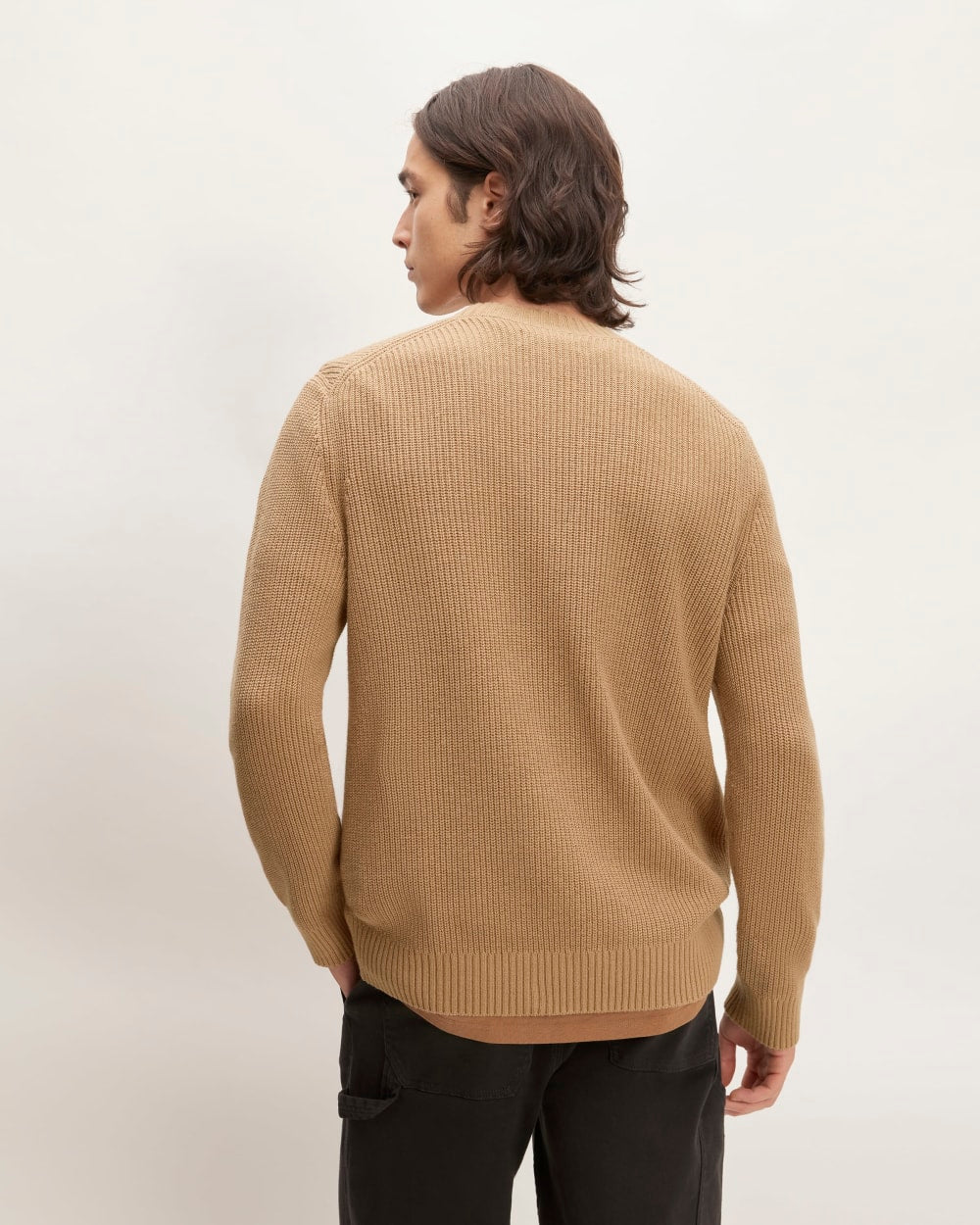 The No-Sweat Ribbed Crew | Tiger's Eye - Image 6