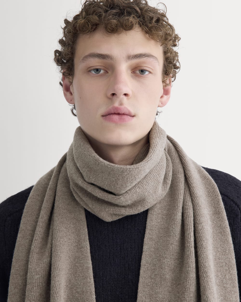 The Cabin Scarf | Taupe Melange - Image 3