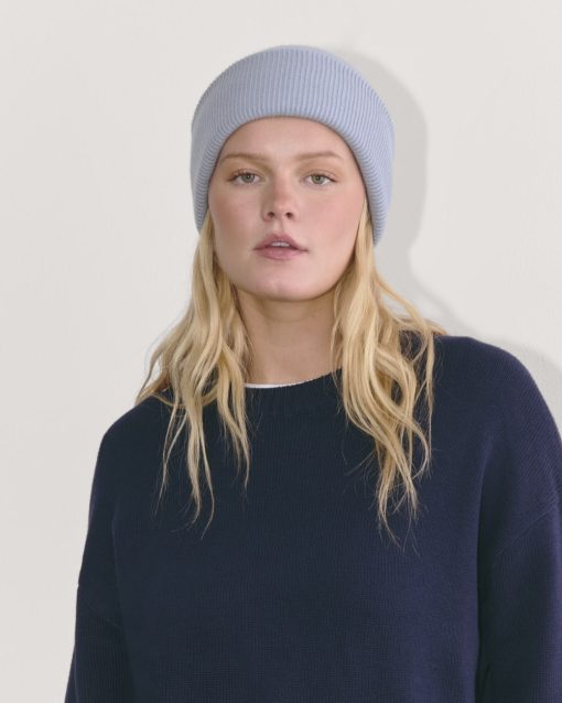 Alternative view of The Cabin Beanie | Blue Slate