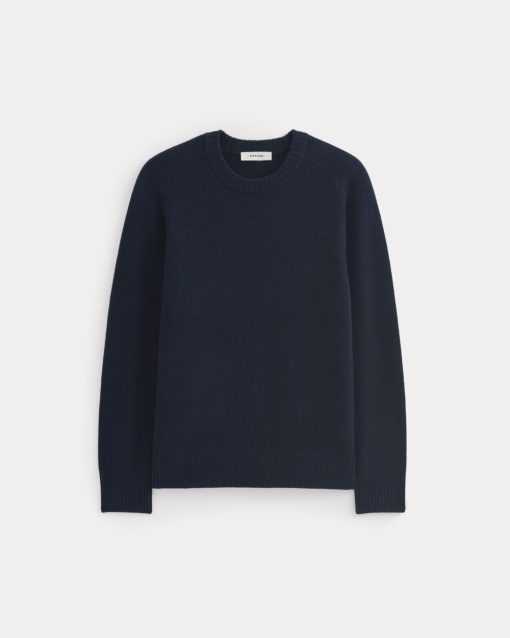 Alternative view of Midweight Cashmere Crew |  Navy