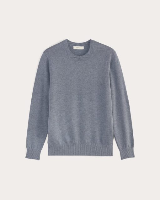 Alternative view of The No-Sweat Sweater | Uniform | Heather Sage Blue