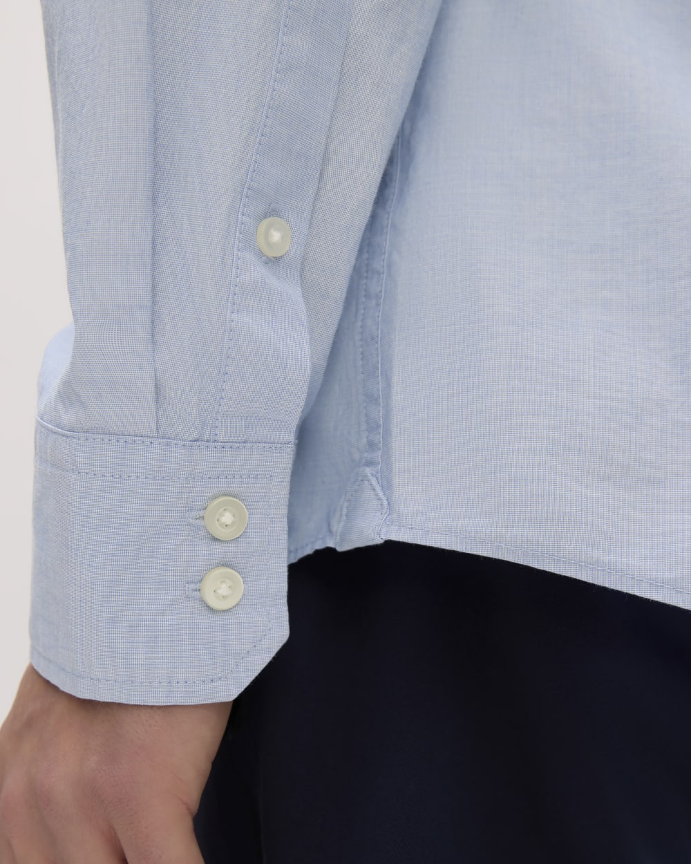 The Supima® Poplin Shirt | Light Blue - Image 5