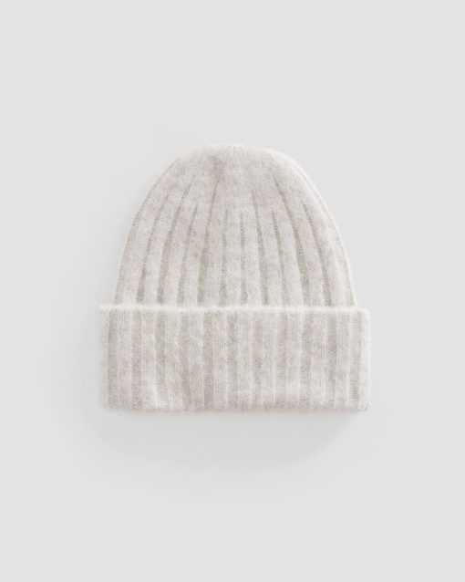 Alternative view of The Alpaca Beanie | Almond