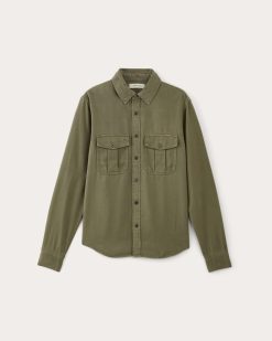 Alternative view of The Utility Shirt Jacket in Buttersoft | Kalamata