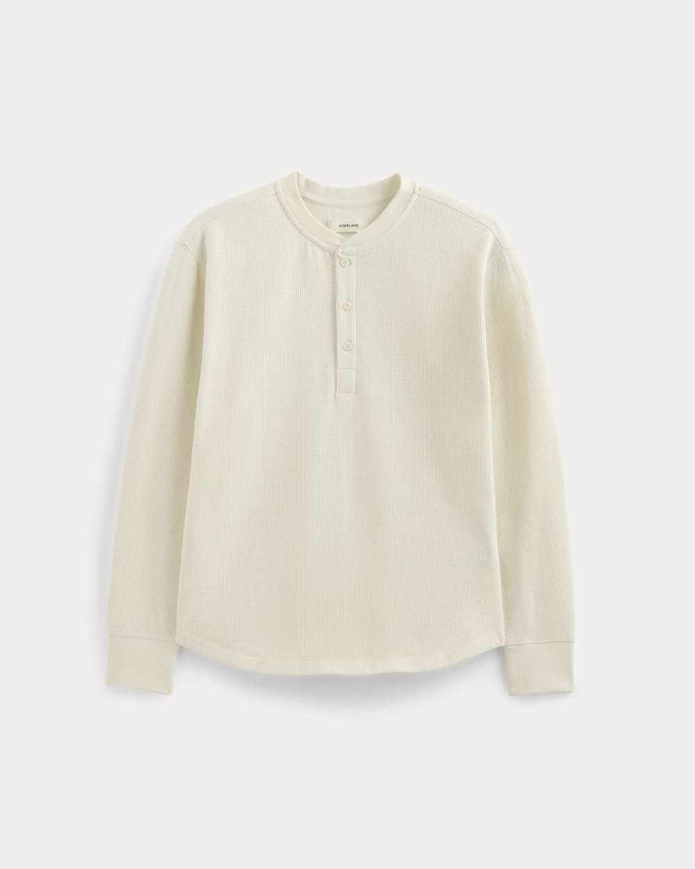 Thermal Henley in Cozy Waffle | Bone - Image 2