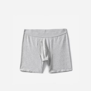 The Supima® Longer Boxer Brief | Uniform | Heathered Grey