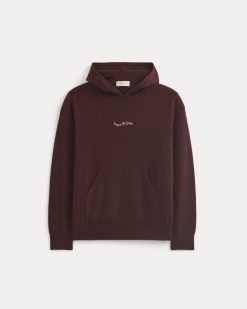 Alternative view of Everlane x Peace & Quiet Cashmere Hoodie | Wine