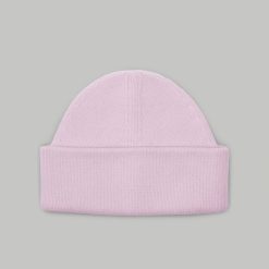 Alternative view of The Felted Merino Beanie | Light Lilac
