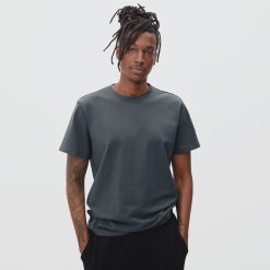 Alternative view of The Premium-Weight Crew | Uniform | Slate