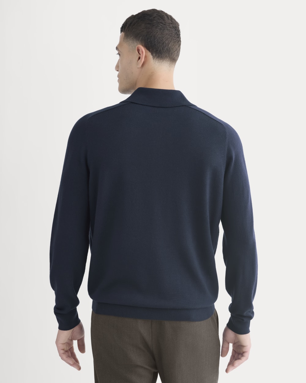 Ultrasoft Polo Sweater | Navy - Image 5