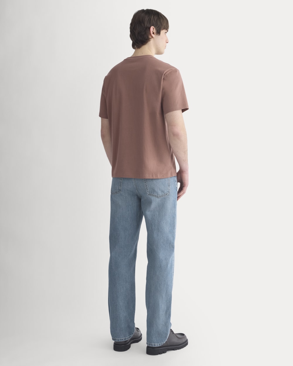 Archive Standard-Fit Cotton Crew | Mocha - Image 4