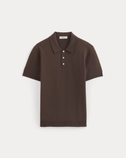 Alternative view of No-Sweat Polo | Dark Mahogany