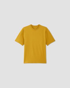 Alternative view of The Premium-Weight Relaxed Crew | Uniform | Honey