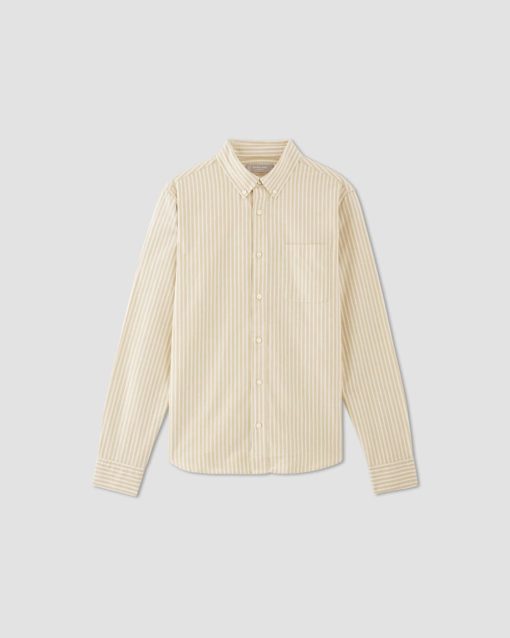 Alternative view of The Classic Oxford Shirt | Bone / Honey | Standard
