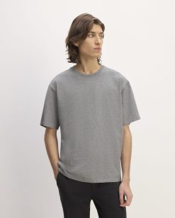The Premium-Weight Relaxed Crew | Uniform | Heathered Mid-Grey