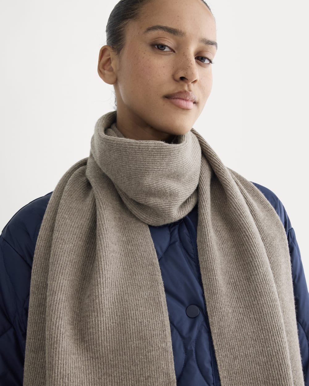 The Cabin Scarf | Taupe Melange - Image 3