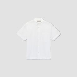 Alternative view of The Poplin Short-Sleeve Shirt | White
