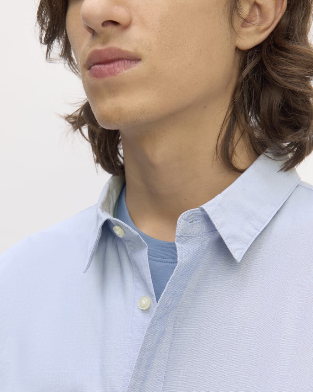 The Supima® Poplin Shirt | Light Blue - Image 4
