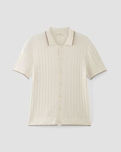 Alternative view of The No-Sweat Button-Down Polo | Heathered Canvas