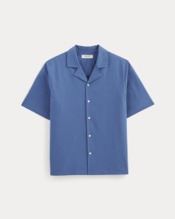 Alternative view of The Seersucker Resort Shirt | Soft Cobalt